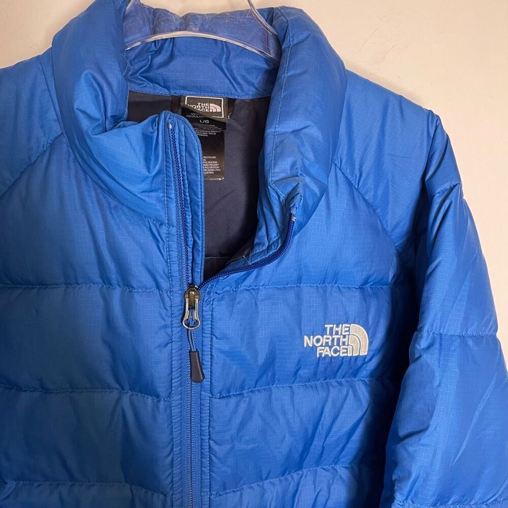 The North Face Jacket Mens Large L Blue Crimptastic 550 Down Hybrid Stretch Warm - Picture 4 of 9